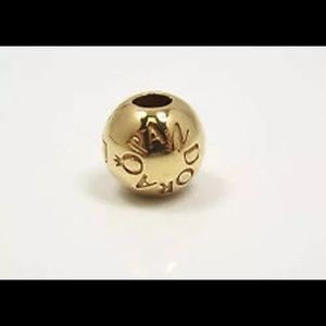 Authentic Pandora 14k gold clip, Preowned